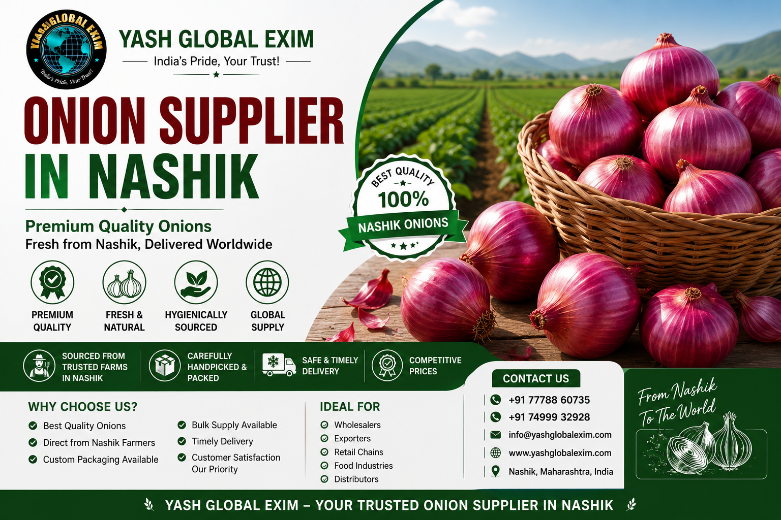 Onion Supplier in Nashik