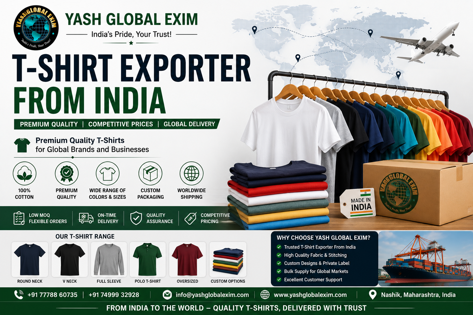 T-Shirt Exporter From India